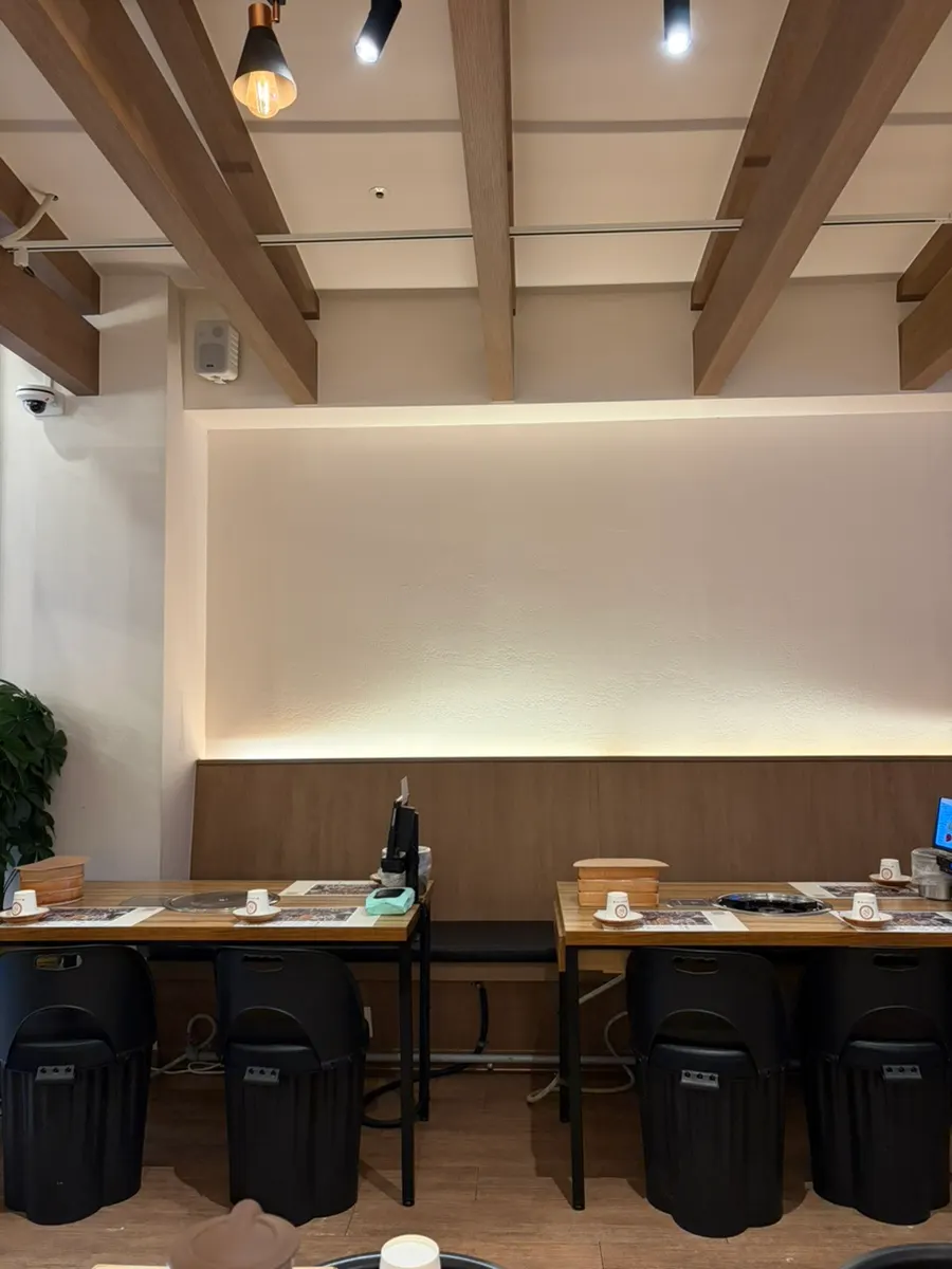 Menu board at Yangmadam Bangchon Lamb