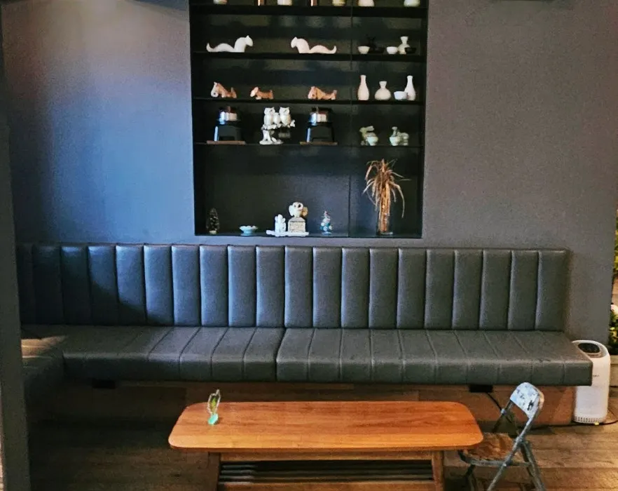 Partitioned private seating area