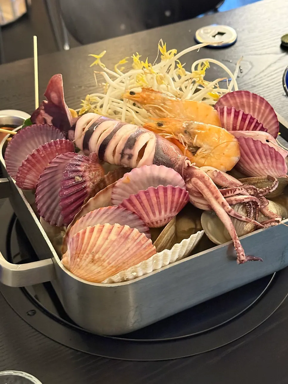 통오징어와 조개가 든 해물찜