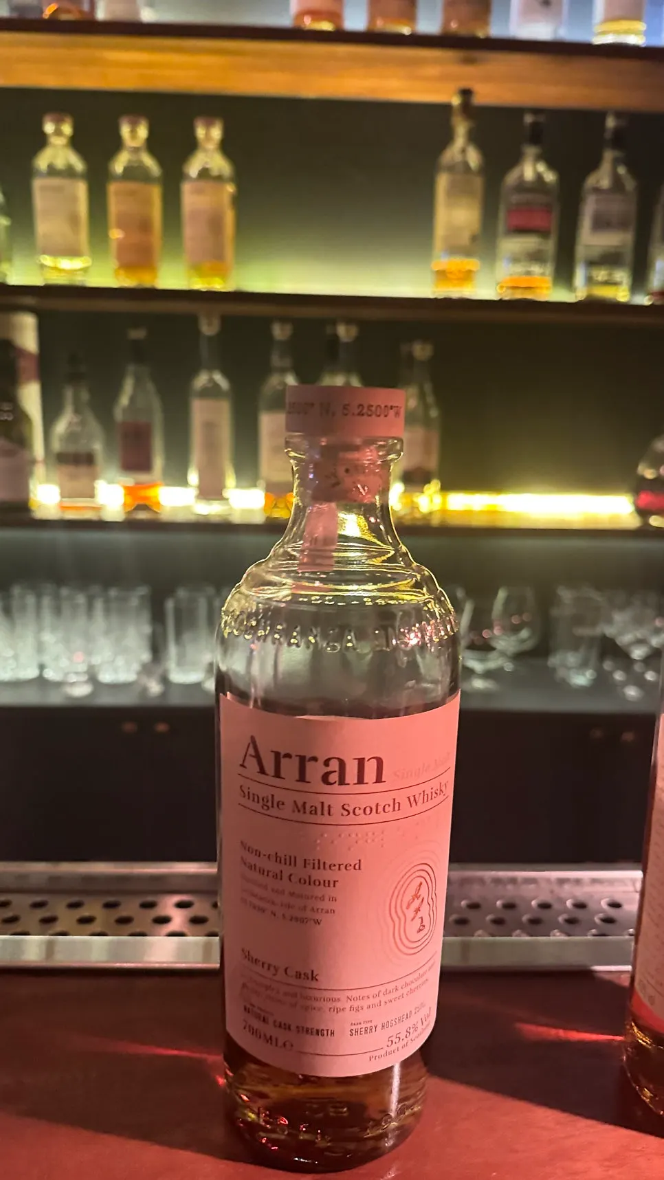 Arran Sherry Cask whiskey
