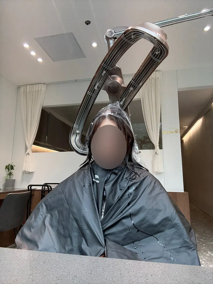 Heat-processing after applying perm solution