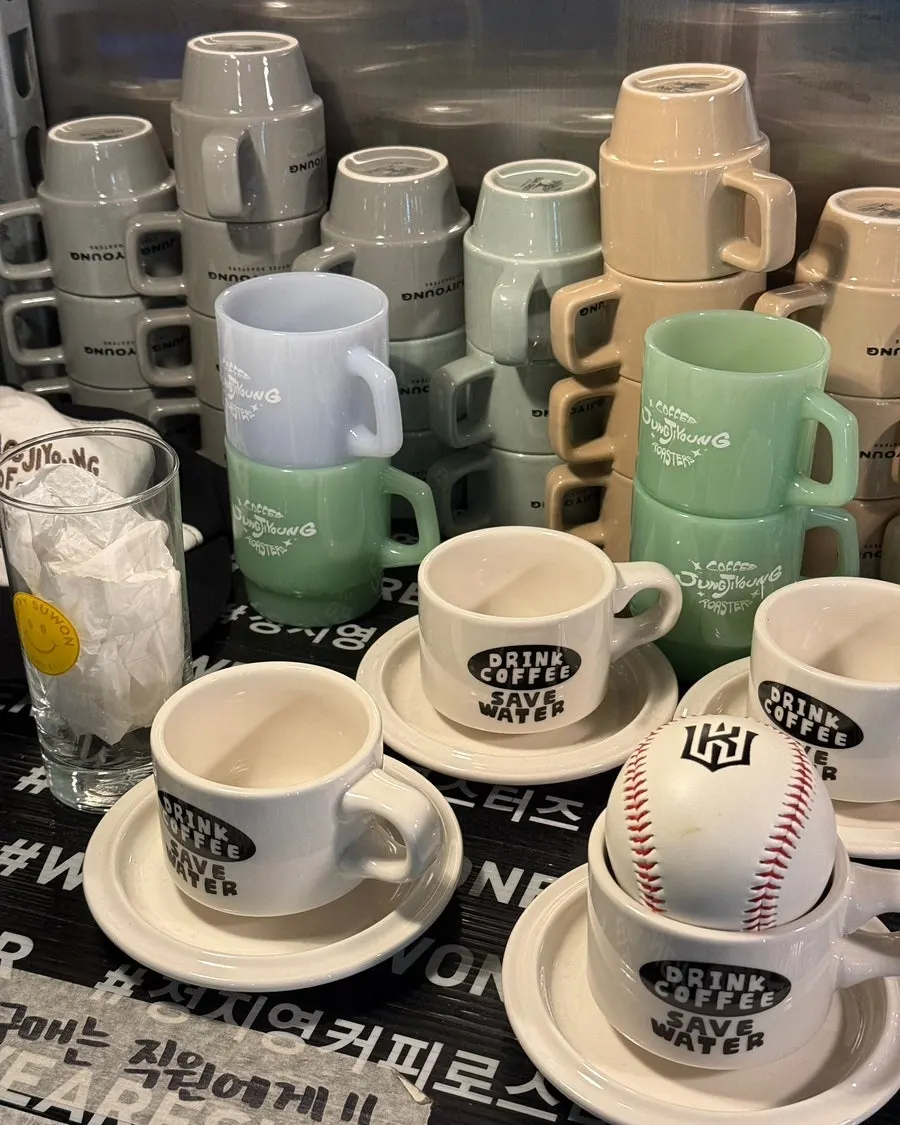 Interior decor pieces inside the café