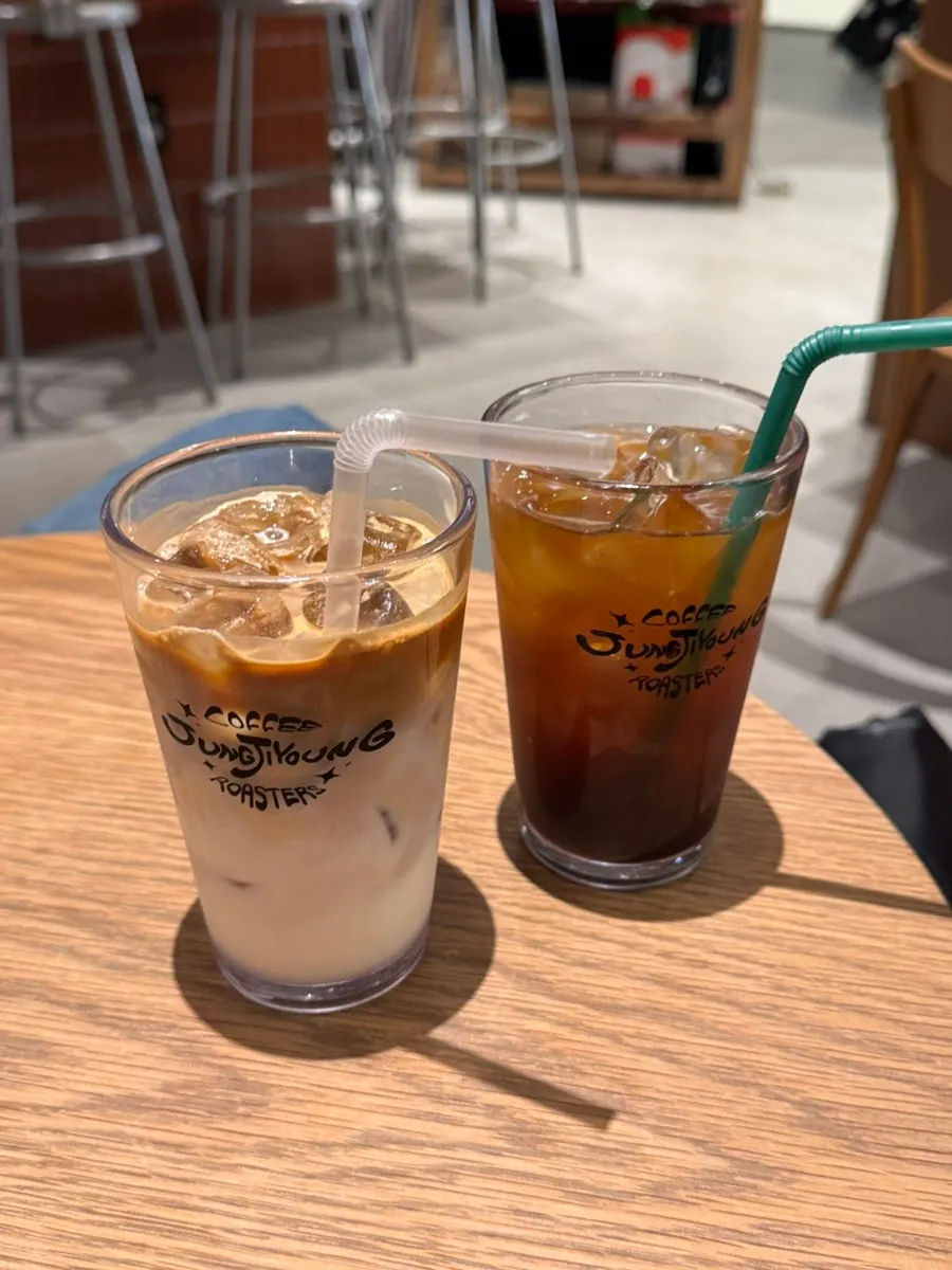 아이스 아메리카노 디카페인 한 잔