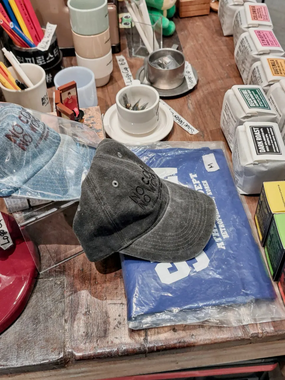 The hat picked out at the MD corner