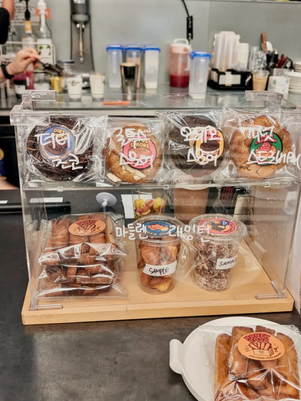 Handmade cookie enjoyed with coffee
