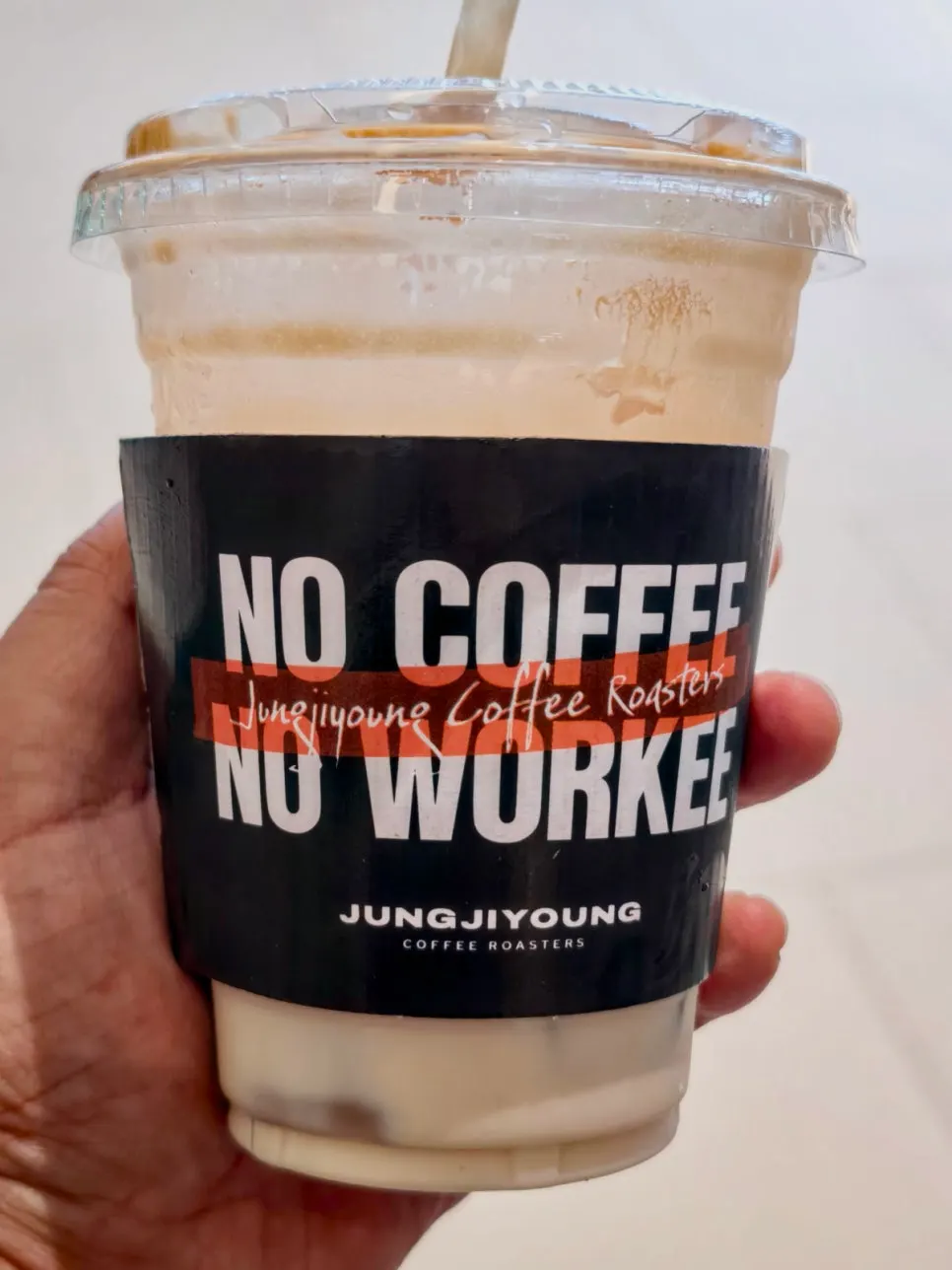 Closing photo from the visit to Jeong Jiyeong Coffee Roasters Starfield Suwon Branch