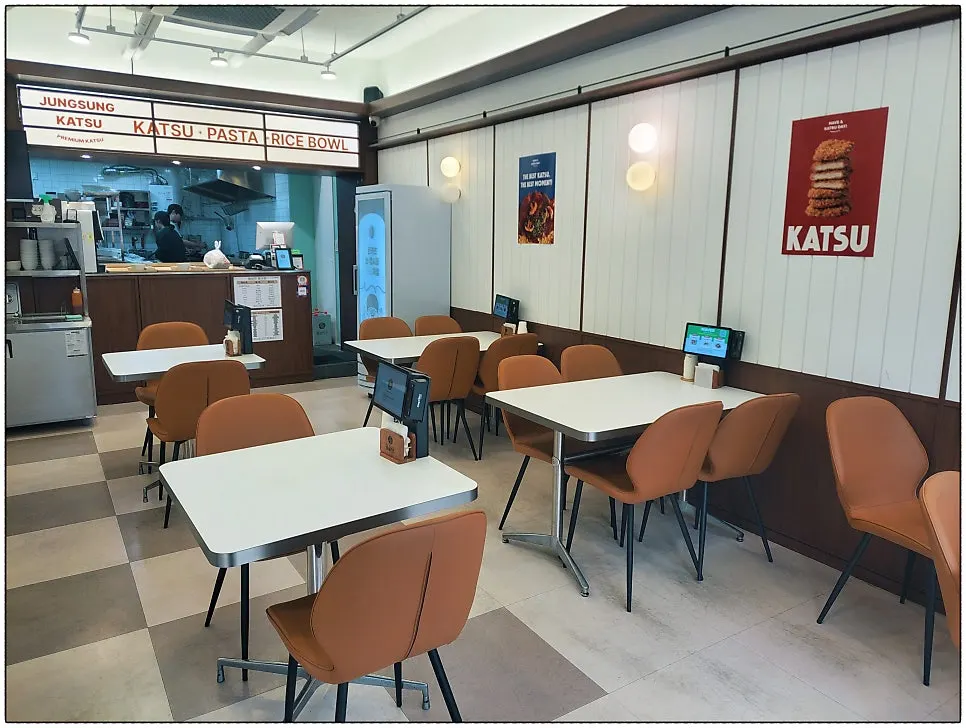 정성카츠 춘천효자점 카츠 메뉴판