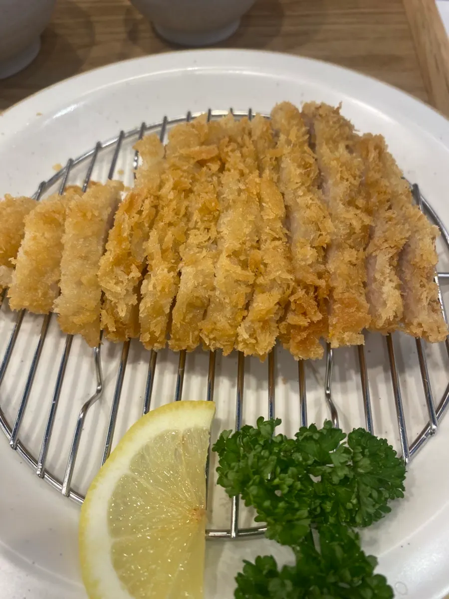 Jeongseong Katsu tonkatsu set with side dishes