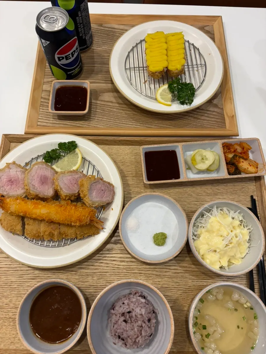 테이블오더로 살펴본 정성카츠 메뉴 화면