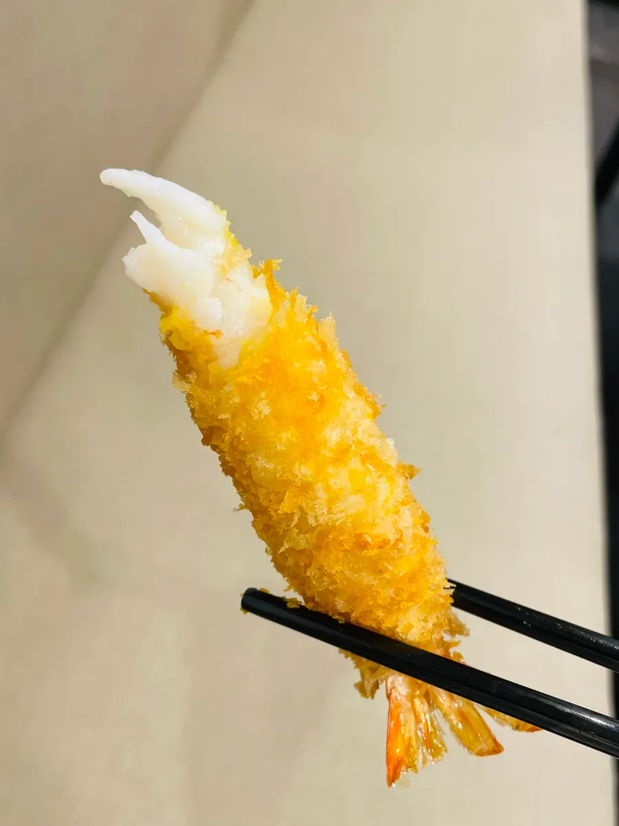 กุ้งทอดที่ได้จากอีเวนต์รีวิว