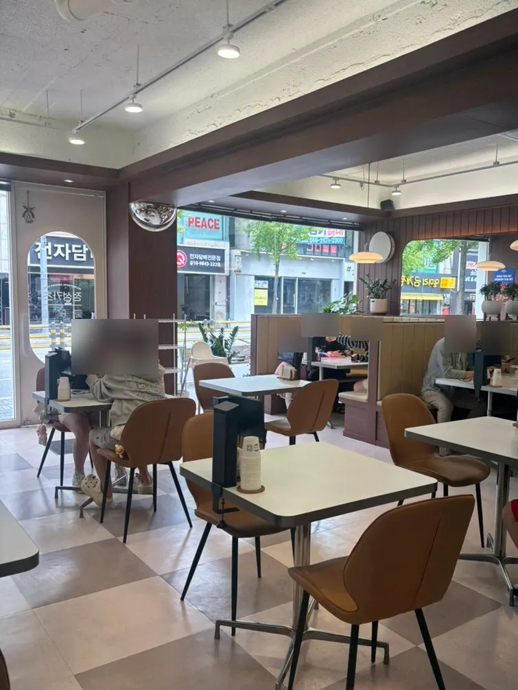 Stylish interior atmosphere of the restaurant