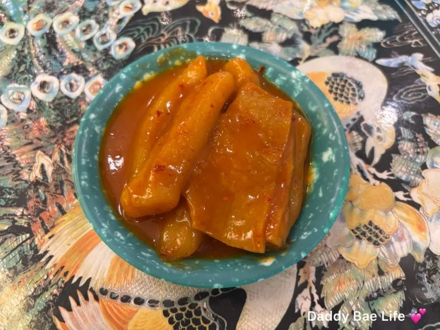메인 메뉴 전에 나온 떡볶이