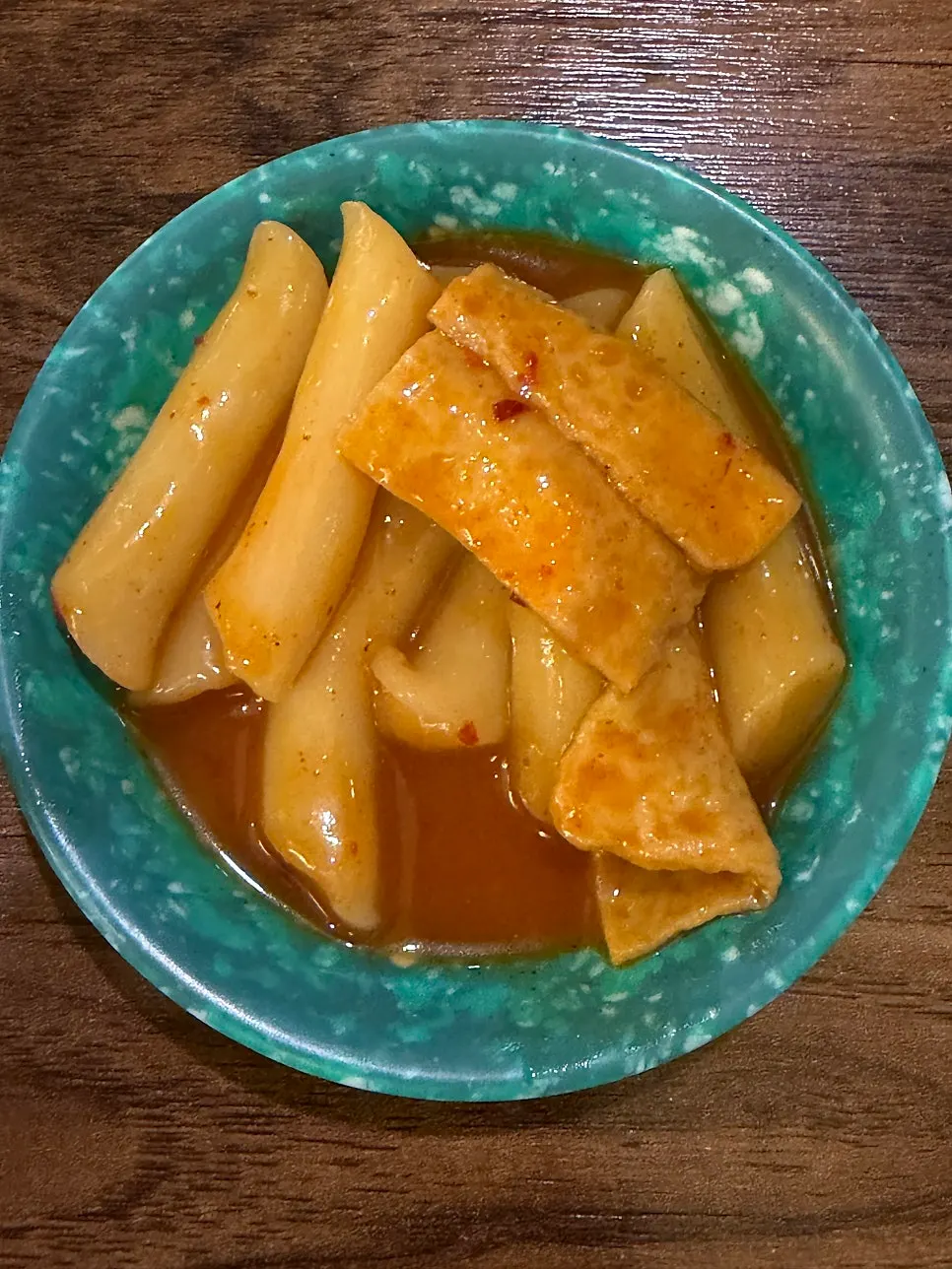 Del Monte bottle water and free tteokbokki