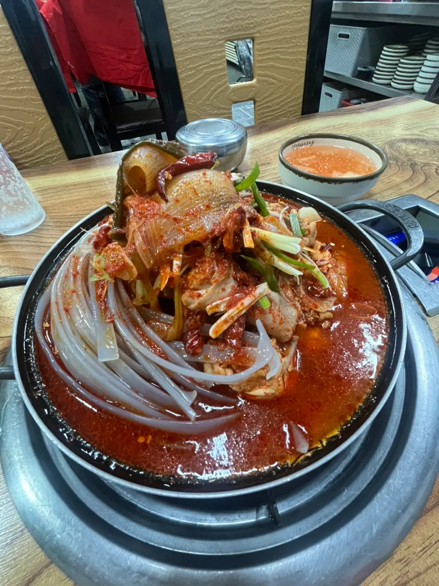 당면 추가한 정정아식당 닭볶음탕