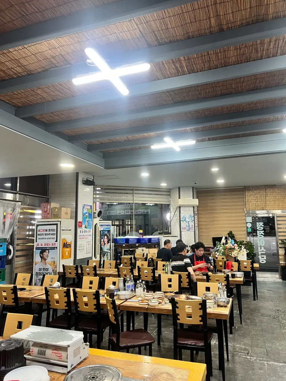 Spacious restaurant interior