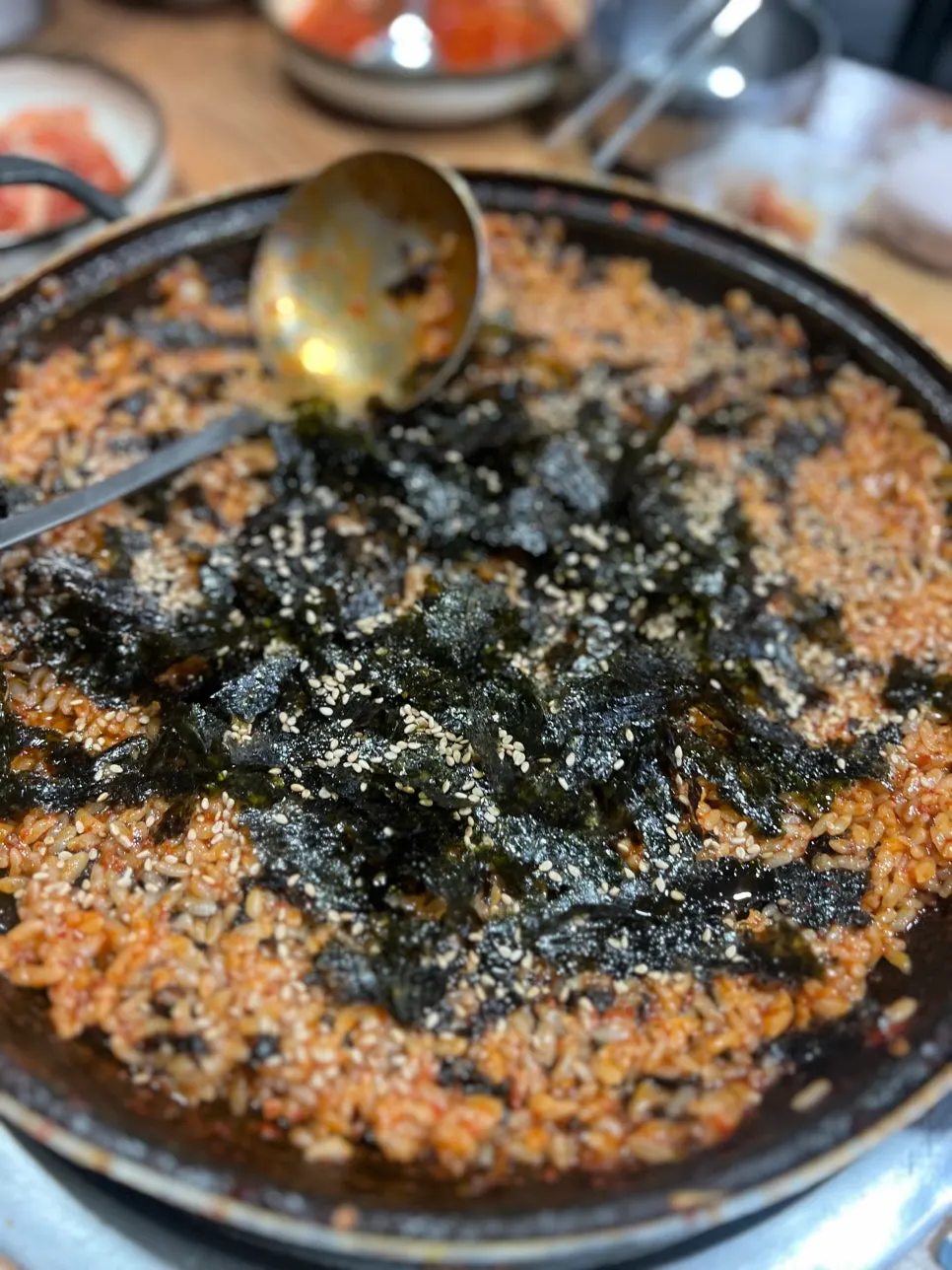 Fried rice after dakbokkeumtang