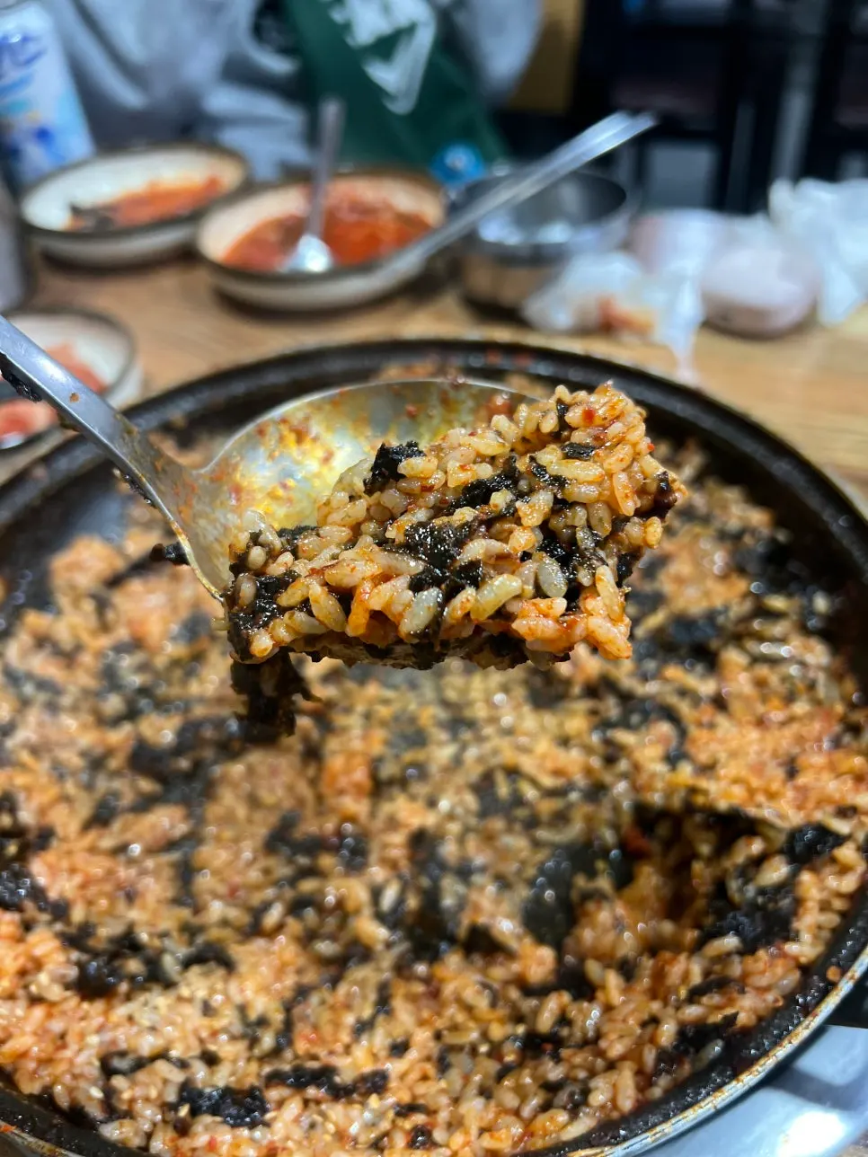 Fried rice to finish the meal