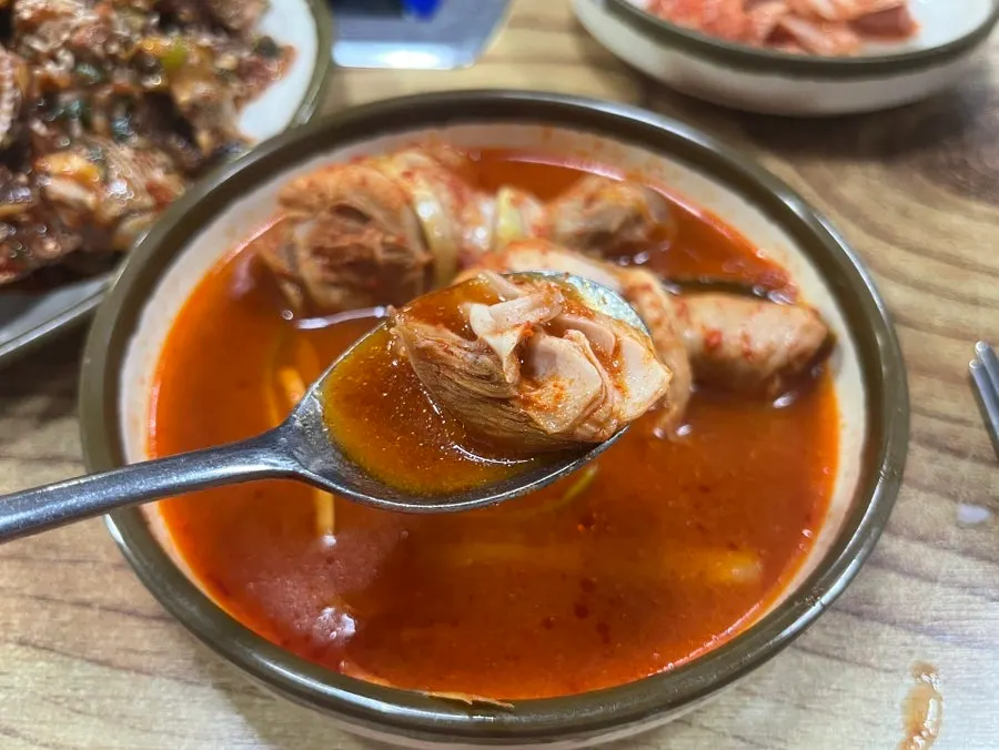 닭볶음탕에 들어간 큼직한 감자