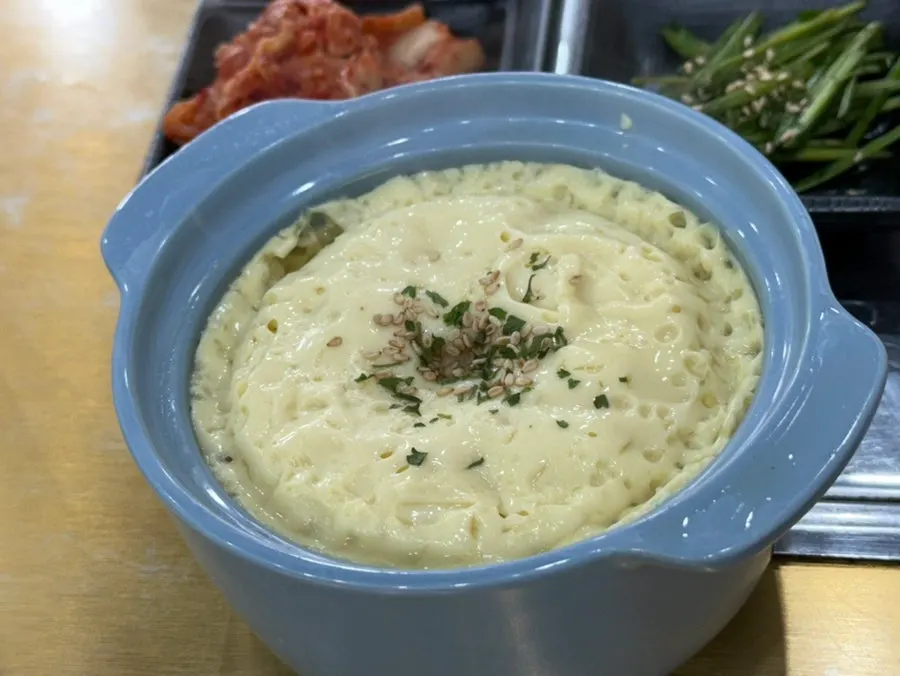포슬포슬한 뜨끈한 계란찜