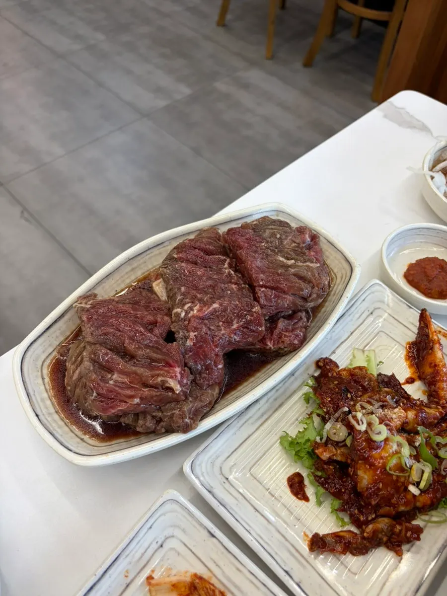 주문한 이동갈비 한판