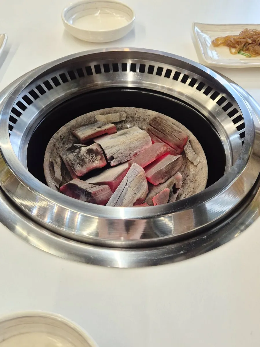 Pork galbi meat soaked in sweet marinade