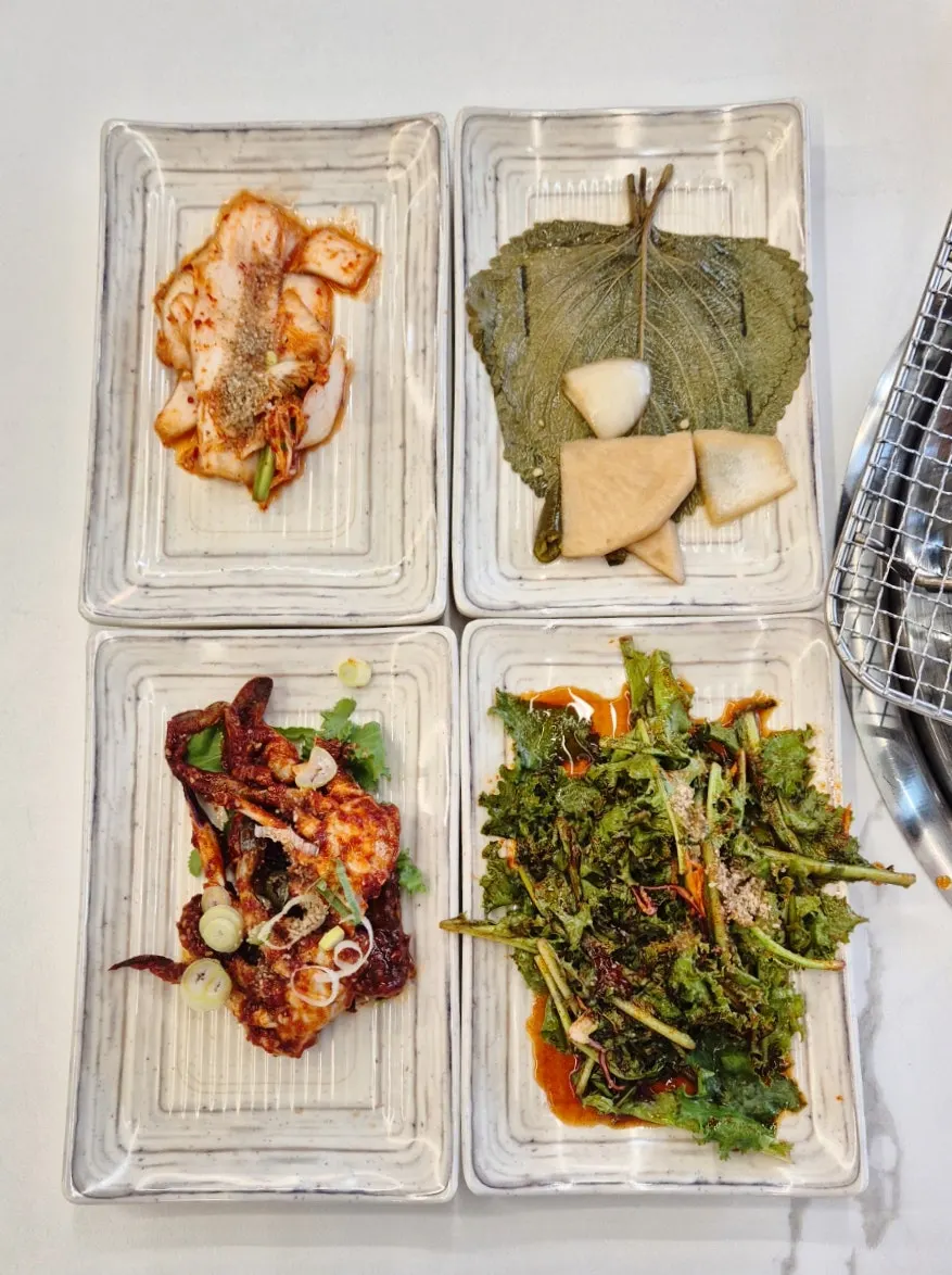 Crab side dish served as a basic banchan at Jeongwon Galbi