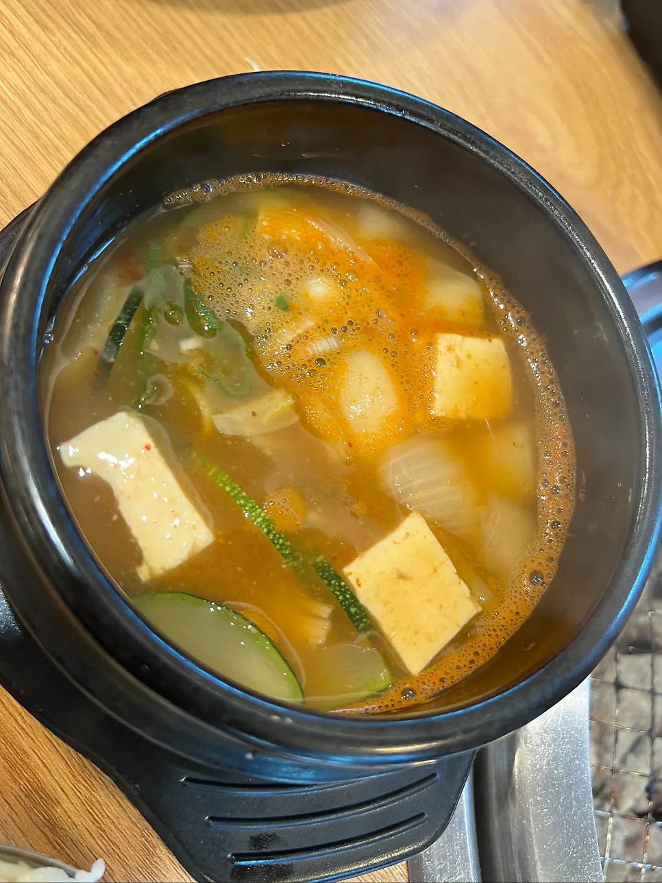 마무리로 나온 된장찌개