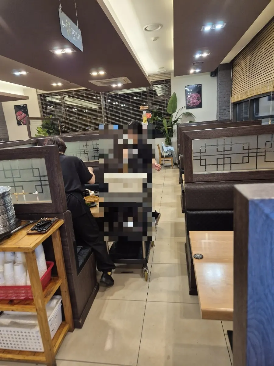 정원갈비 경기광주점 매장 내부 좌석