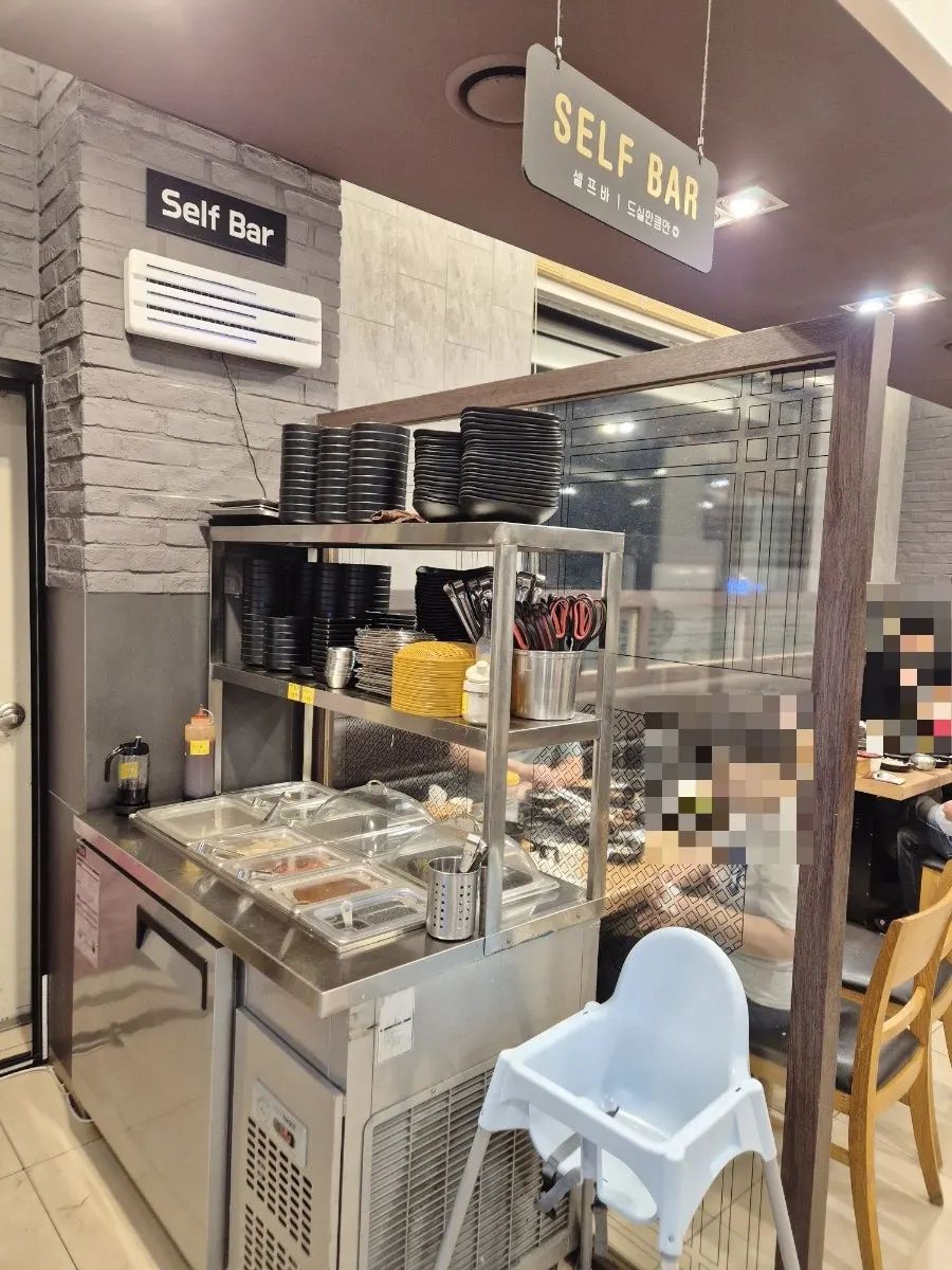 정원갈비 셀프바 코너