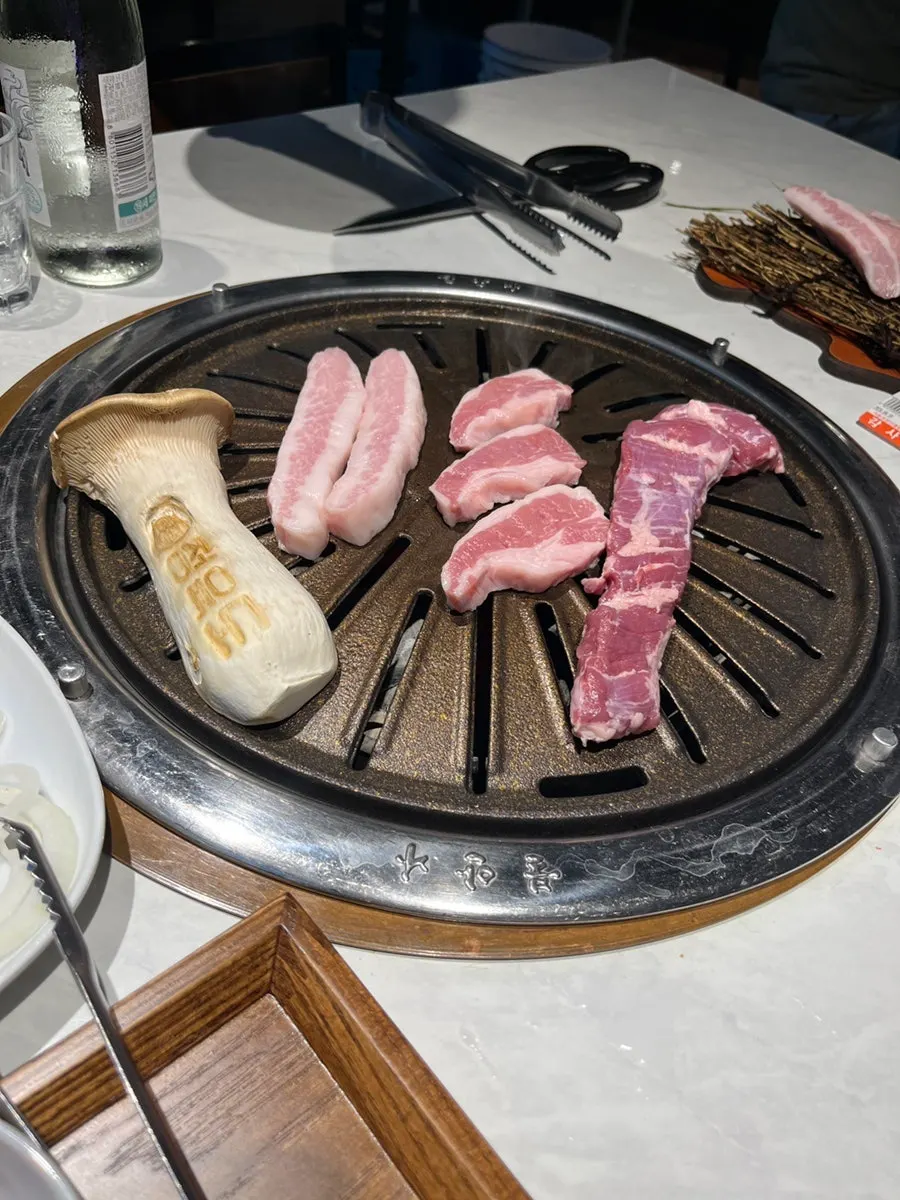 Three types of pork specialty cuts grilled to a golden brown