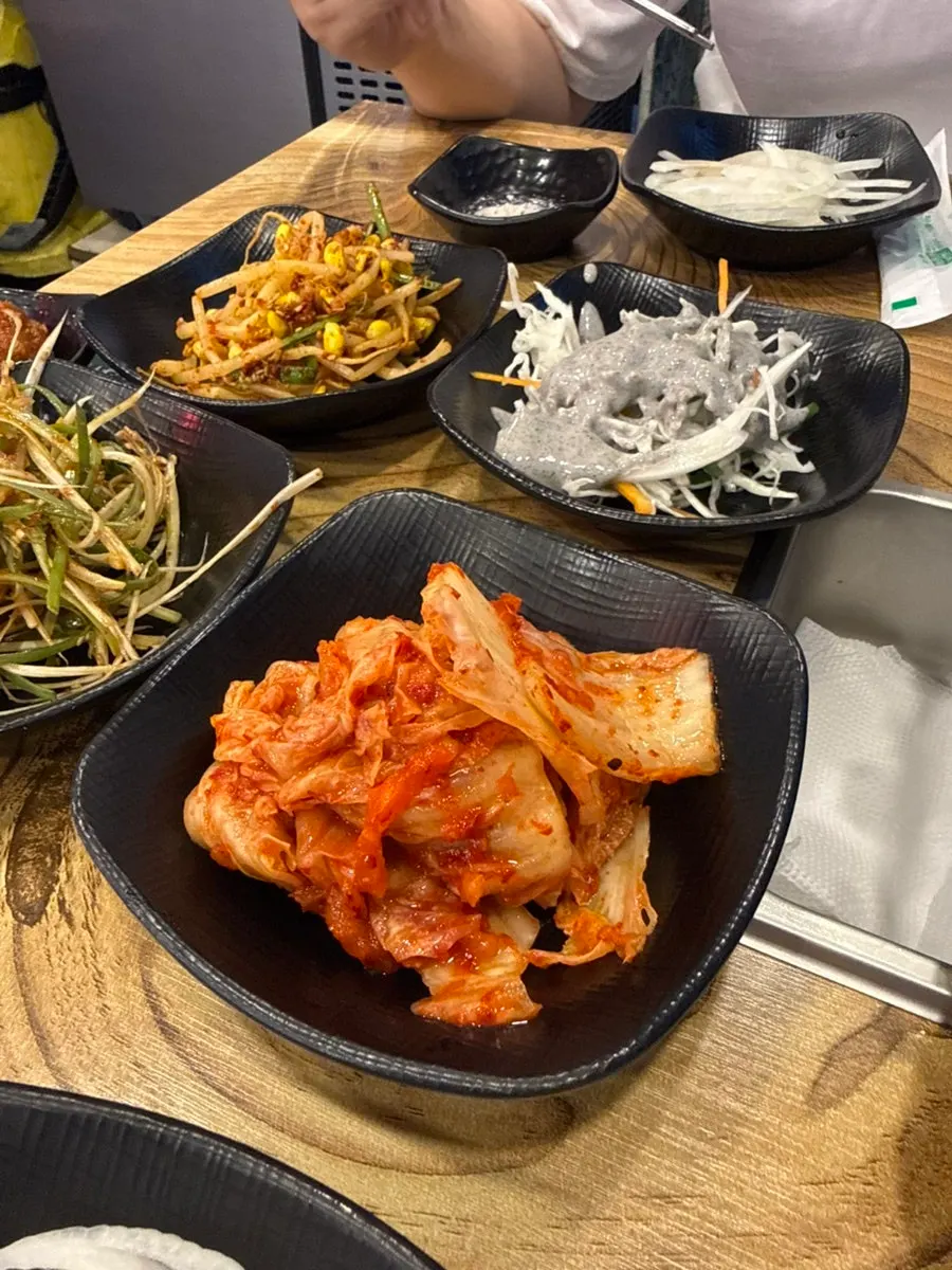 Side dishes set on the table