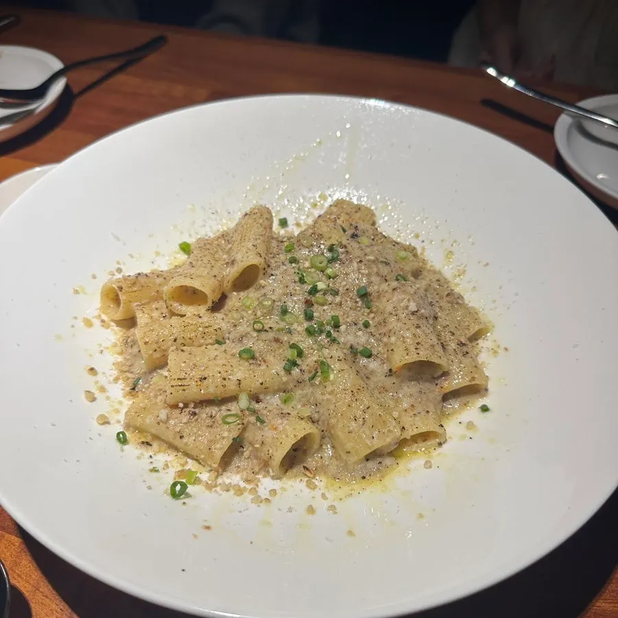 The white ragu pasta