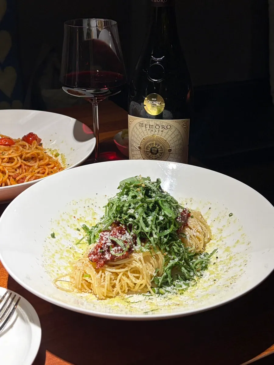 Pasta for a date course in Jeonju’s Gaekridan-gil