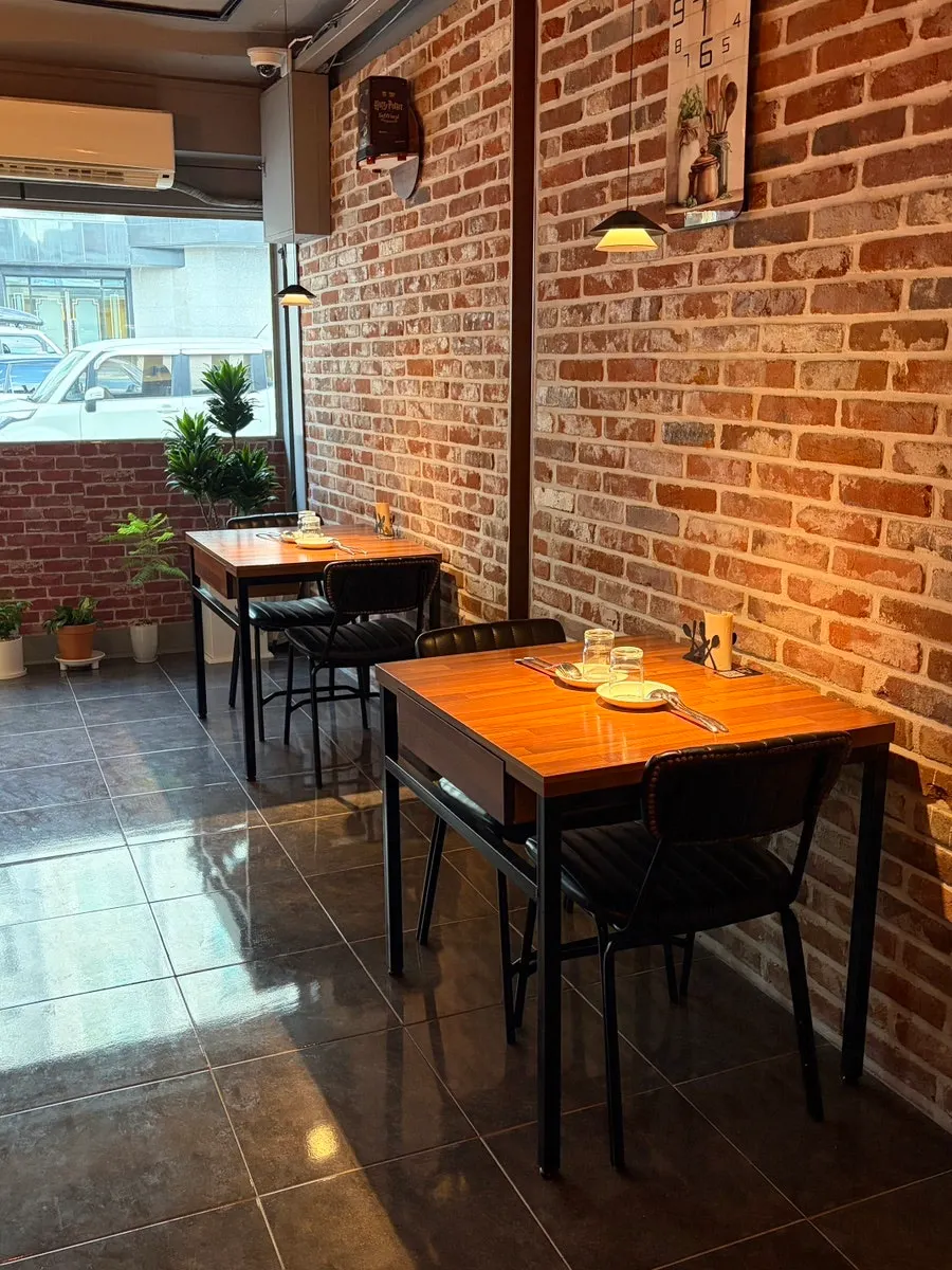 Wine at an atmospheric restaurant in Jeonju