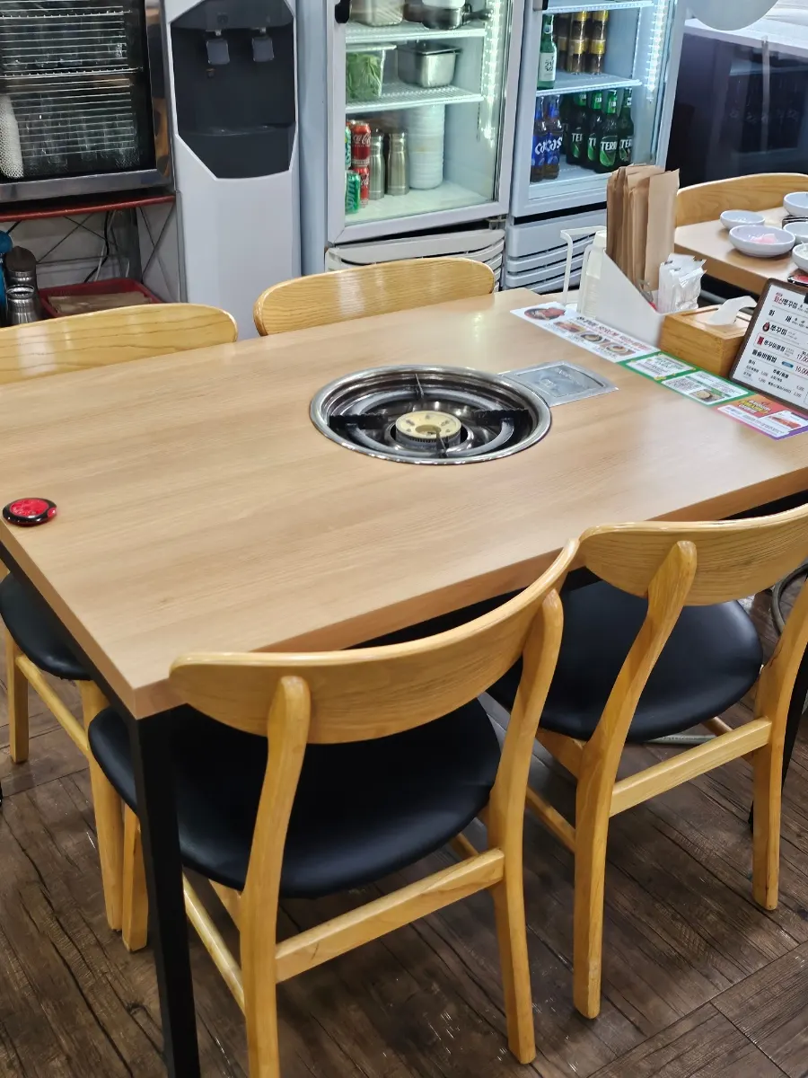 Table set and ready for dining
