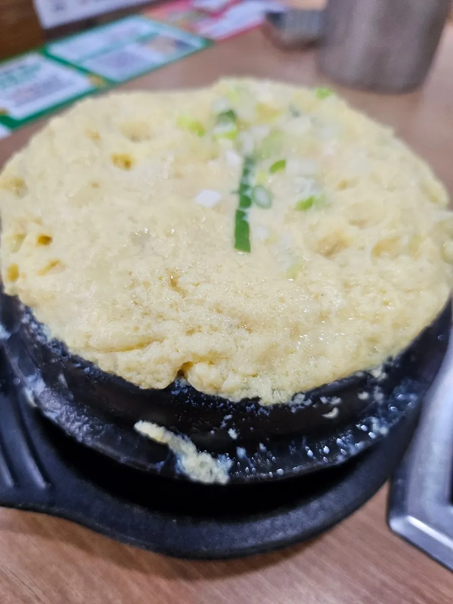 Cheese stretching from the jjukkumi