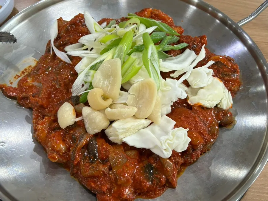 Basic-flavor jjukkumi for three set on the grill