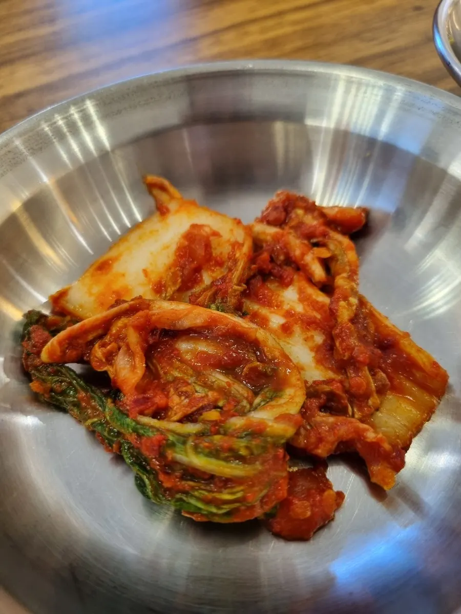 닭곰탕과 함께 나온 반찬
