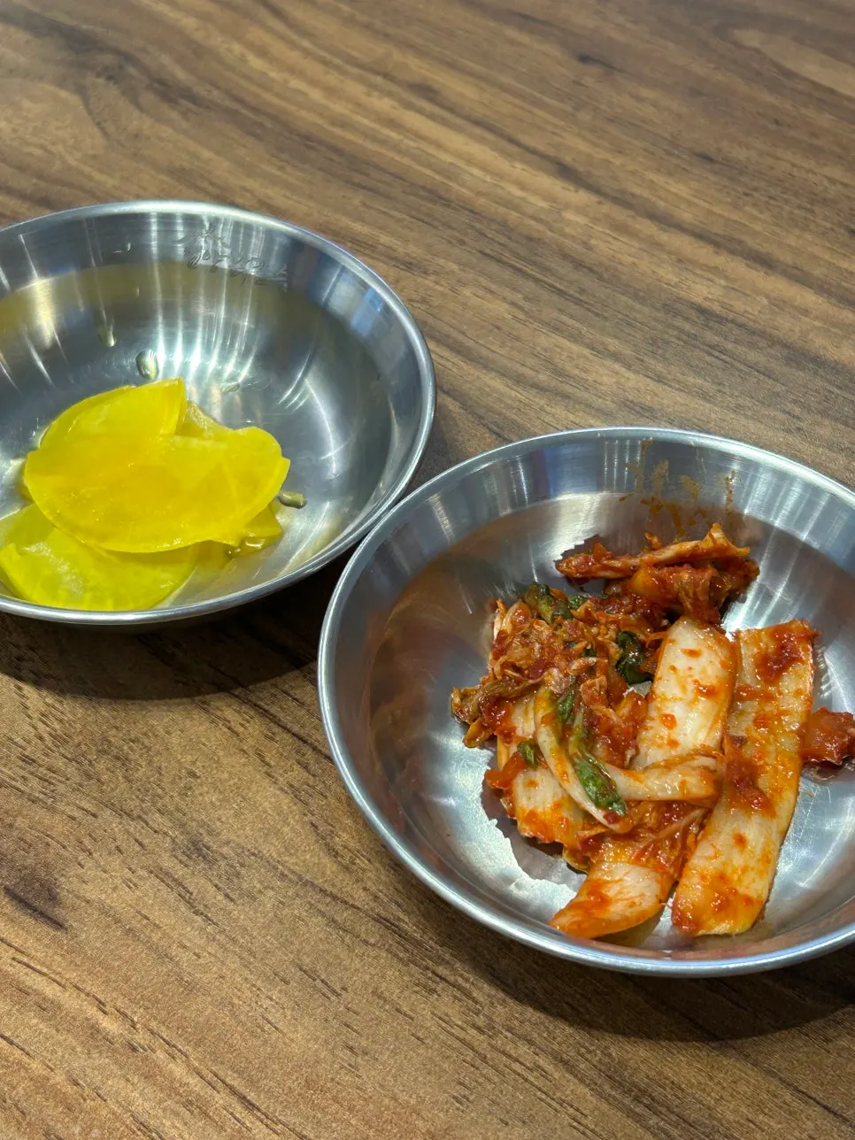 주문 후 세팅된 테이블