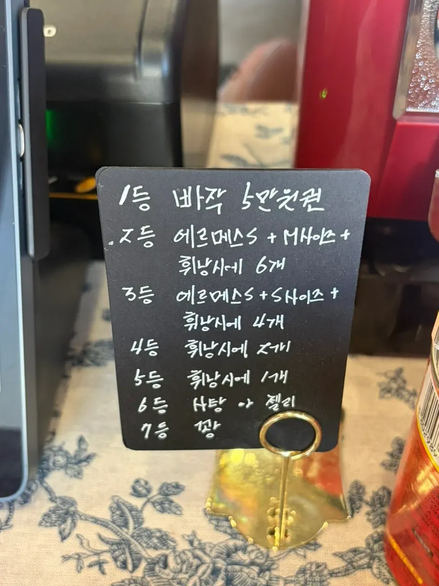 店内折扣与扭蛋活动说明