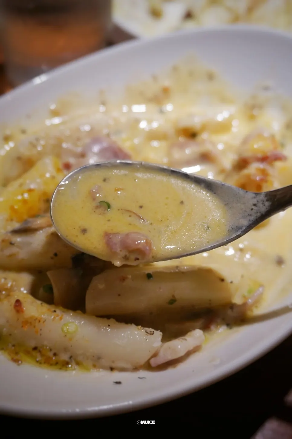 로제 떡볶이 클로즈업