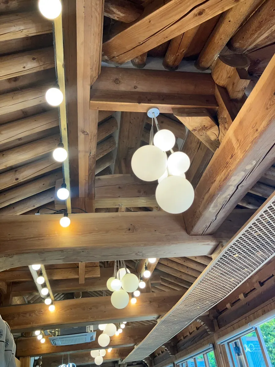 Entrada de la segunda planta de Anma Jogyok Cafe Jeonmang
