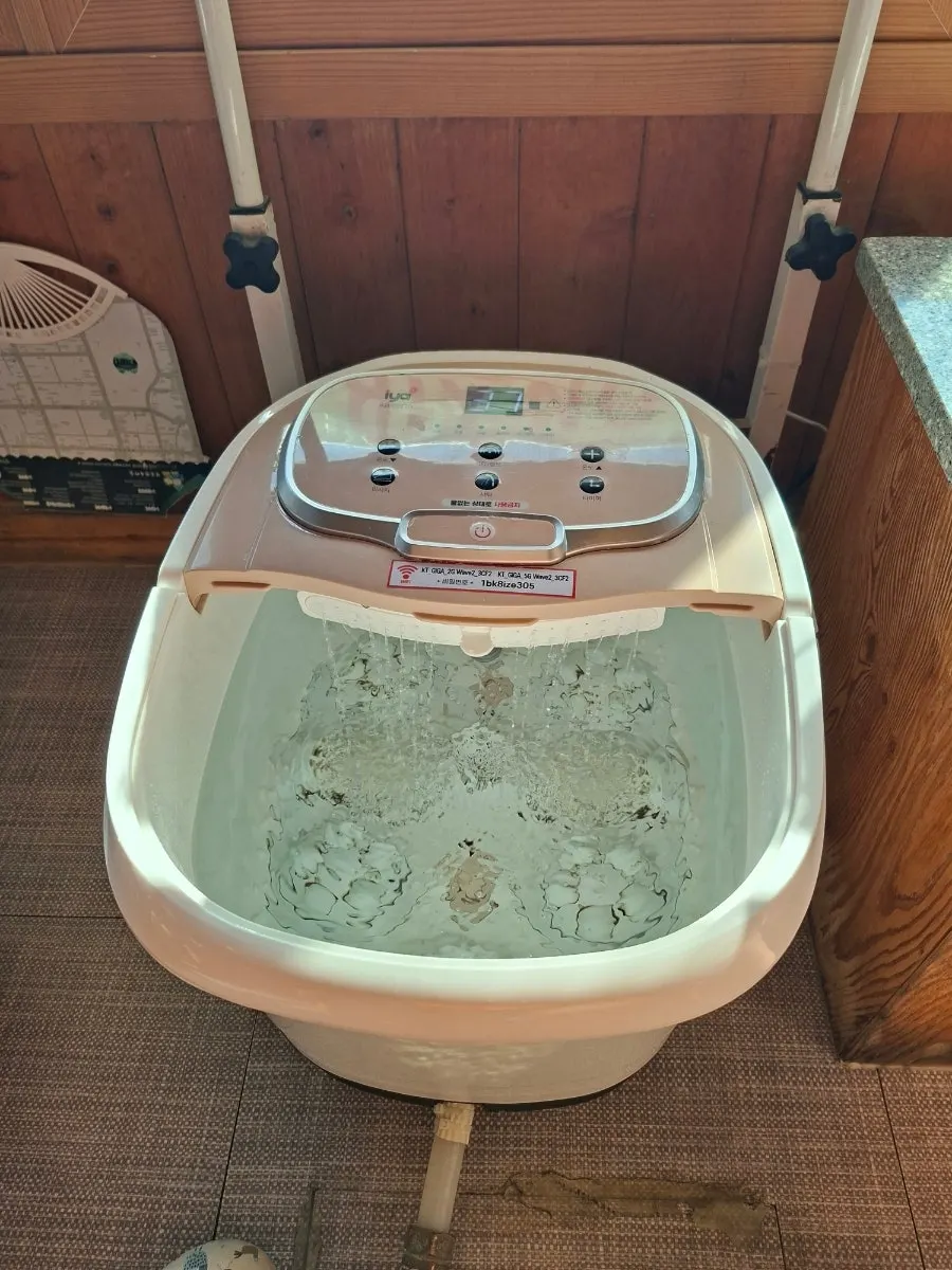 족욕카페 음료와 차 티백 선택 코너