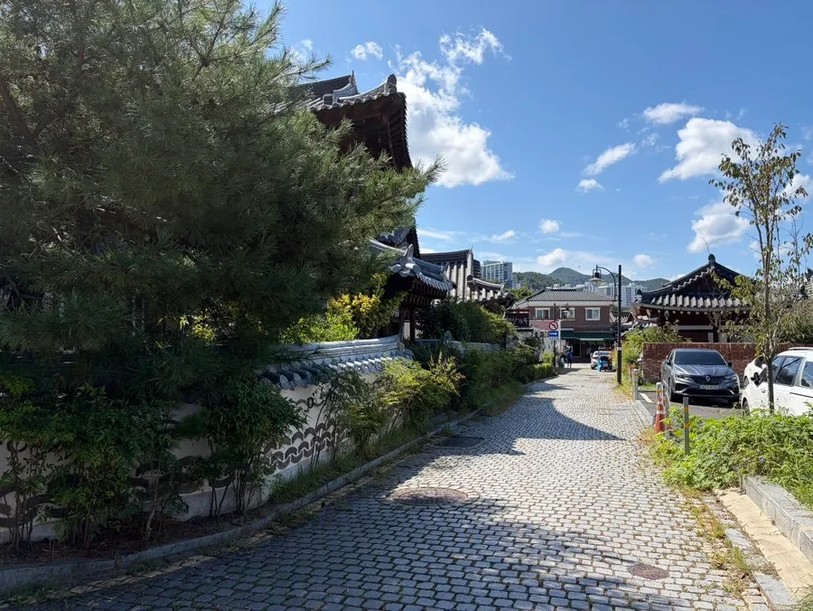 Hanbok and gyeongseong costumes available to rent at the guesthouse