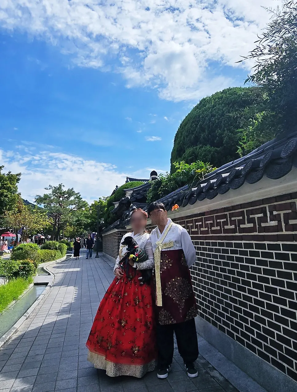 부부와 강아지 흑당이 가족 스냅