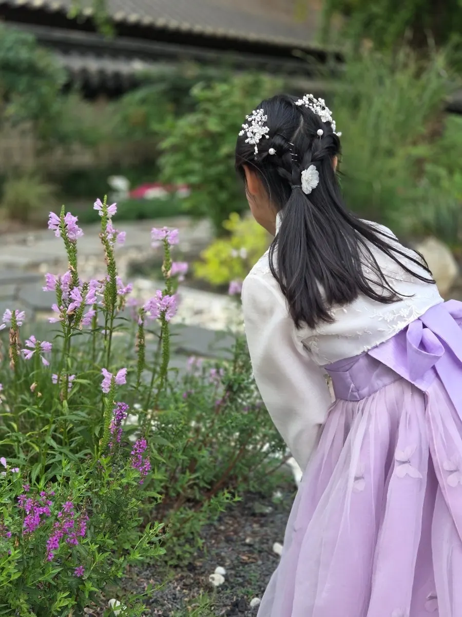 Outdoor snap shot against hanok scenery