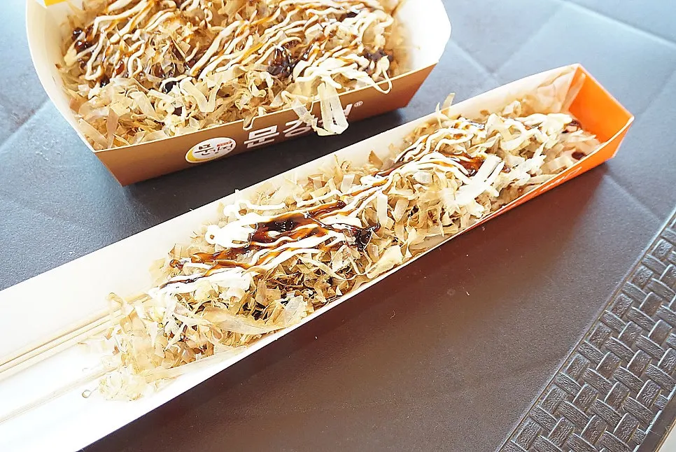 A single skewer of katsuo octopus, mild flavor
