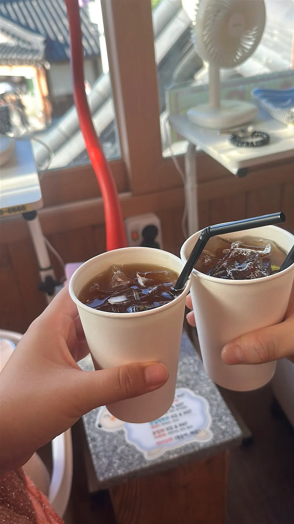 Iced americano and iced tea included in the basic course