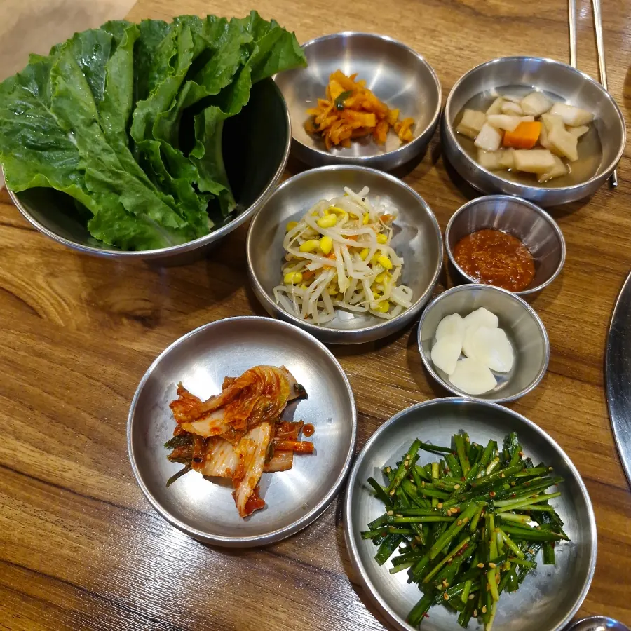 한옥마을물갈비 메뉴판