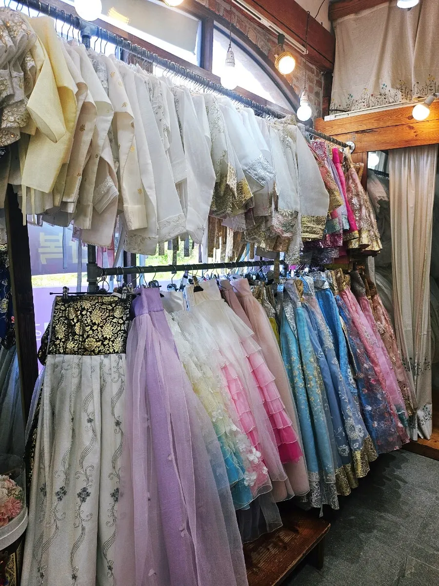 Inside the costume rental shop